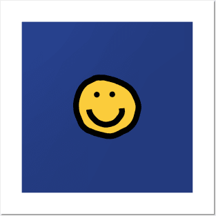 Small Face with Smile Posters and Art